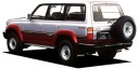 toyota land cruiser 80 Van VX Limited Spare no tire carrier with back door (diesel) фото 4