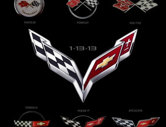 Краткая история логотипа Chevrolet Corvette